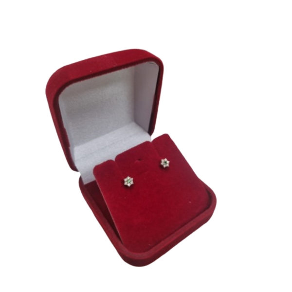 Brinco Baby em Ouro Amarelo 18k com Zircônia